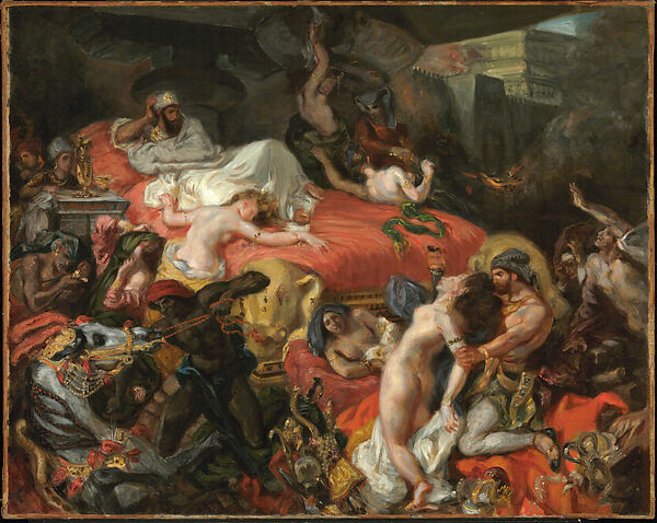 The Death of Sardanapalus, Eugène Delacroix (French, Charenton-Saint-Maurice 1798–1863 Paris), Oil on canvas 