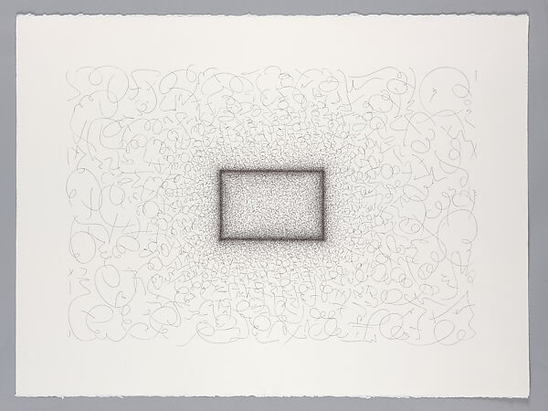 Untitled (Requiem) I, Mahmoud Hamadani (Iranian, born Rasht, 1958), Ink on paper 