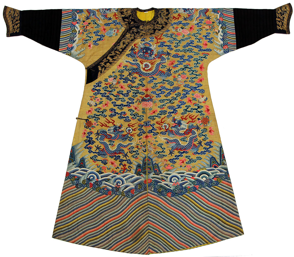 Imperial Court Robe, Silk, metallic thread, China 