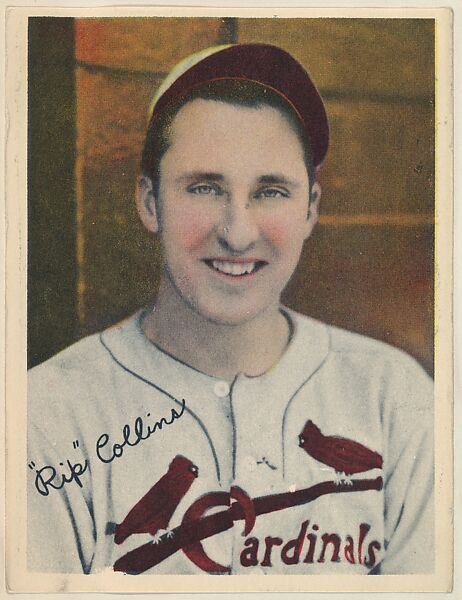 Rip Collins, from the Colored Photos Premiums series (R312) issued by the National Chicle Gum Company, Issued by the National Chicle Gum Company, Cambridge, Massachusetts, Photolithograph 