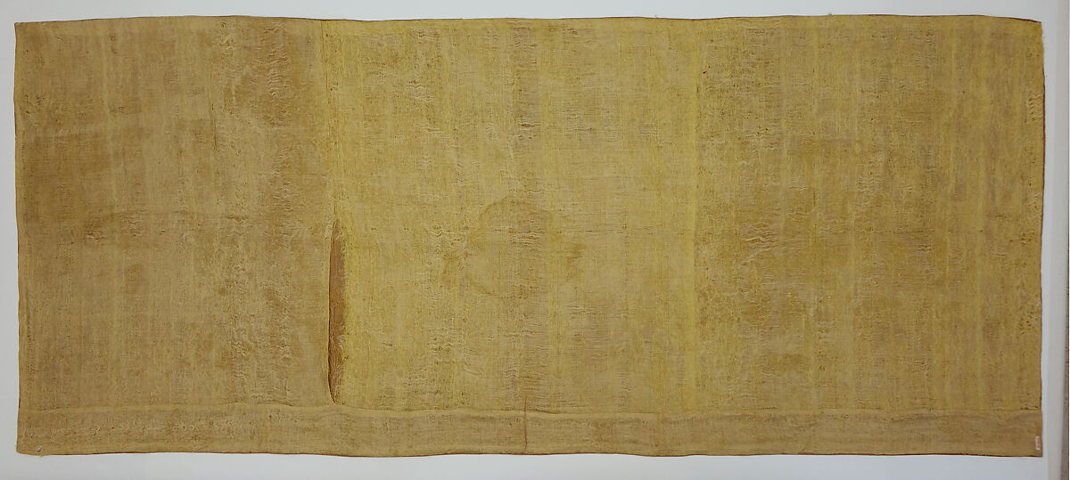 Panel with dragon medallions among clouds, Silk stain damask with supplementary weft pattern, China
