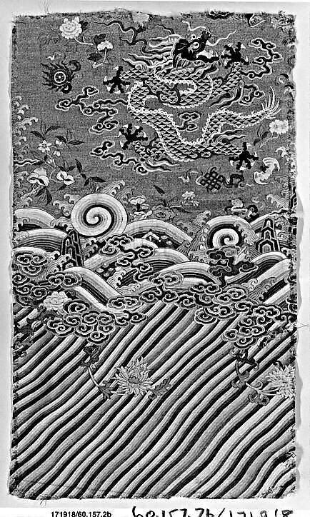 Pieces, Silk, metallic thread, China