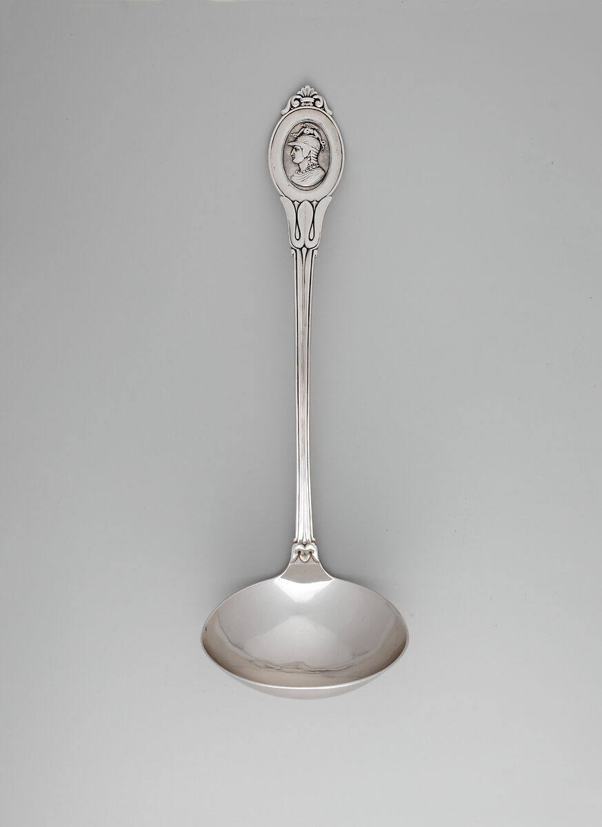 Soup Ladle, F. A. Durgin (American, ca. 1858–88), Silver, American 
