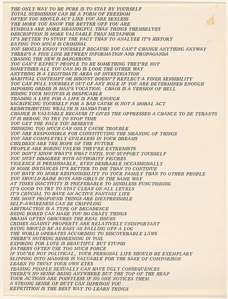 jenny holzer truisms