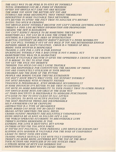 Truisms

