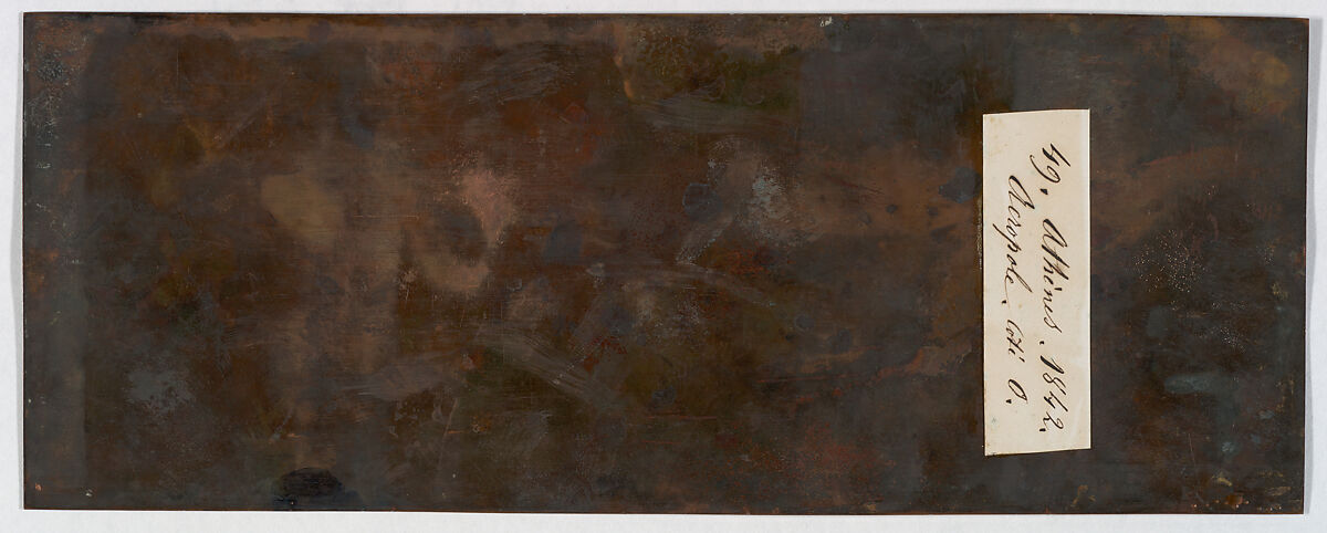 Western Approach to the Acropolis, Athens (49. Athènes. 1842. Acropole. Côté O.), Joseph-Philibert Girault de Prangey (French, 1804–1892), Daguerreotype