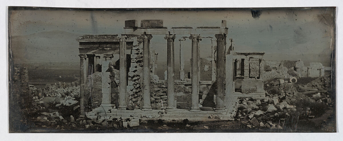Erechtheion, Athens (62. Athènes. 1842. T. de Minerve Poliade.), Joseph-Philibert Girault de Prangey (French, 1804–1892), Daguerreotype 