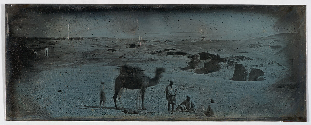 Desert near Alexandria (74. Près d’Alexandrie. Le désert. 1842.), Joseph-Philibert Girault de Prangey (French, 1804–1892), Daguerreotype 