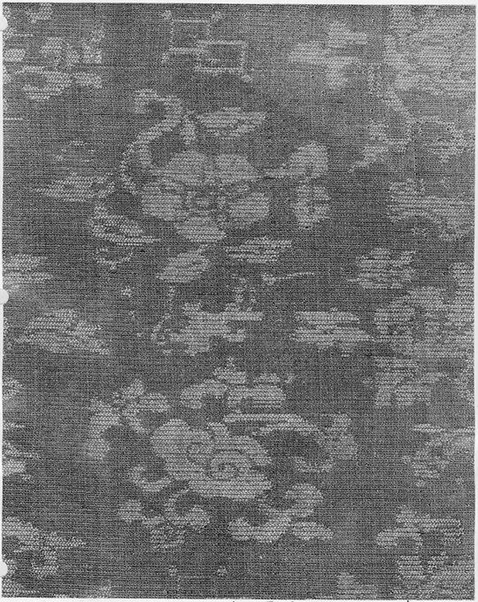 Panel, Silk, gilding, China