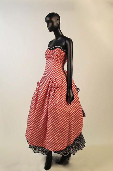 Dress, Christian Lacroix (French, born 1951), synthetic, metal, French