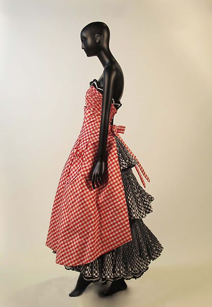 Dress, Christian Lacroix (French, born 1951), synthetic, metal, French