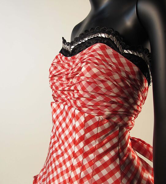 Dress, Christian Lacroix (French, born 1951), synthetic, metal, French