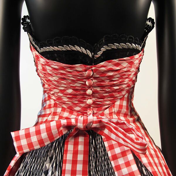 Dress, Christian Lacroix (French, born 1951), synthetic, metal, French