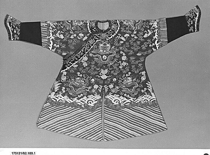 Boy's Imperial Court Robe, Silk, metallic thread on silk, China 