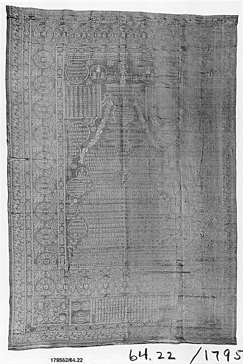Vertical Panel, Silk, metallic thread, China 