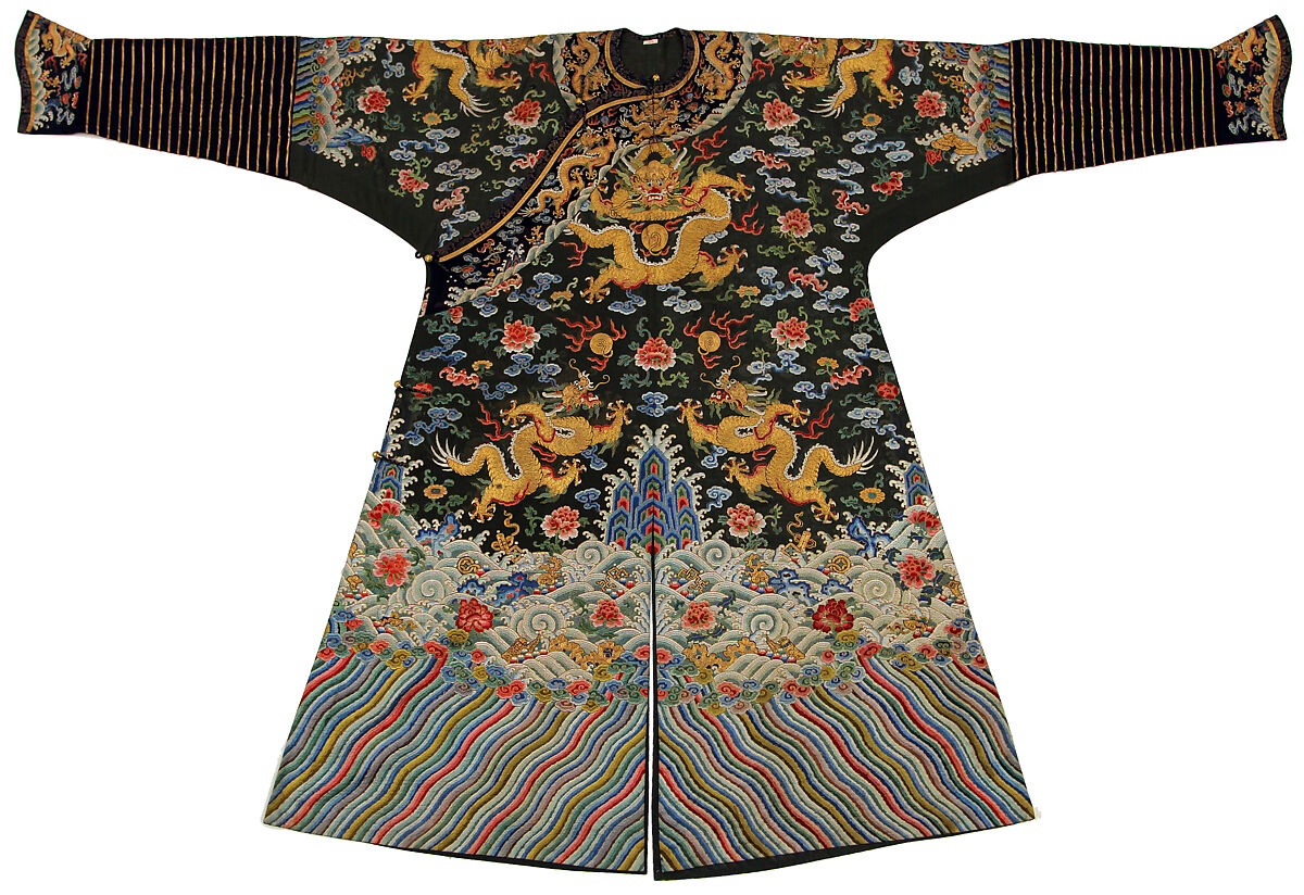 Imperial Court Robe, Silk, metallic thread, China 