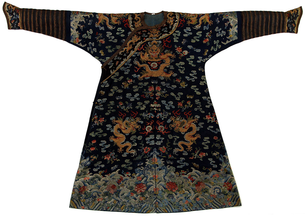 Imperial Court Robe, Silk, metallic thread, China 