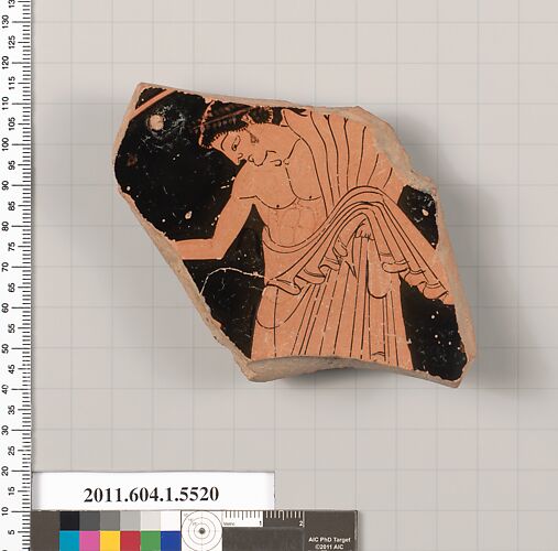 Terracotta fragment of a kylix (drinking cup)