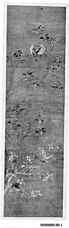 Panel, Silk, paint;  on silk, China 