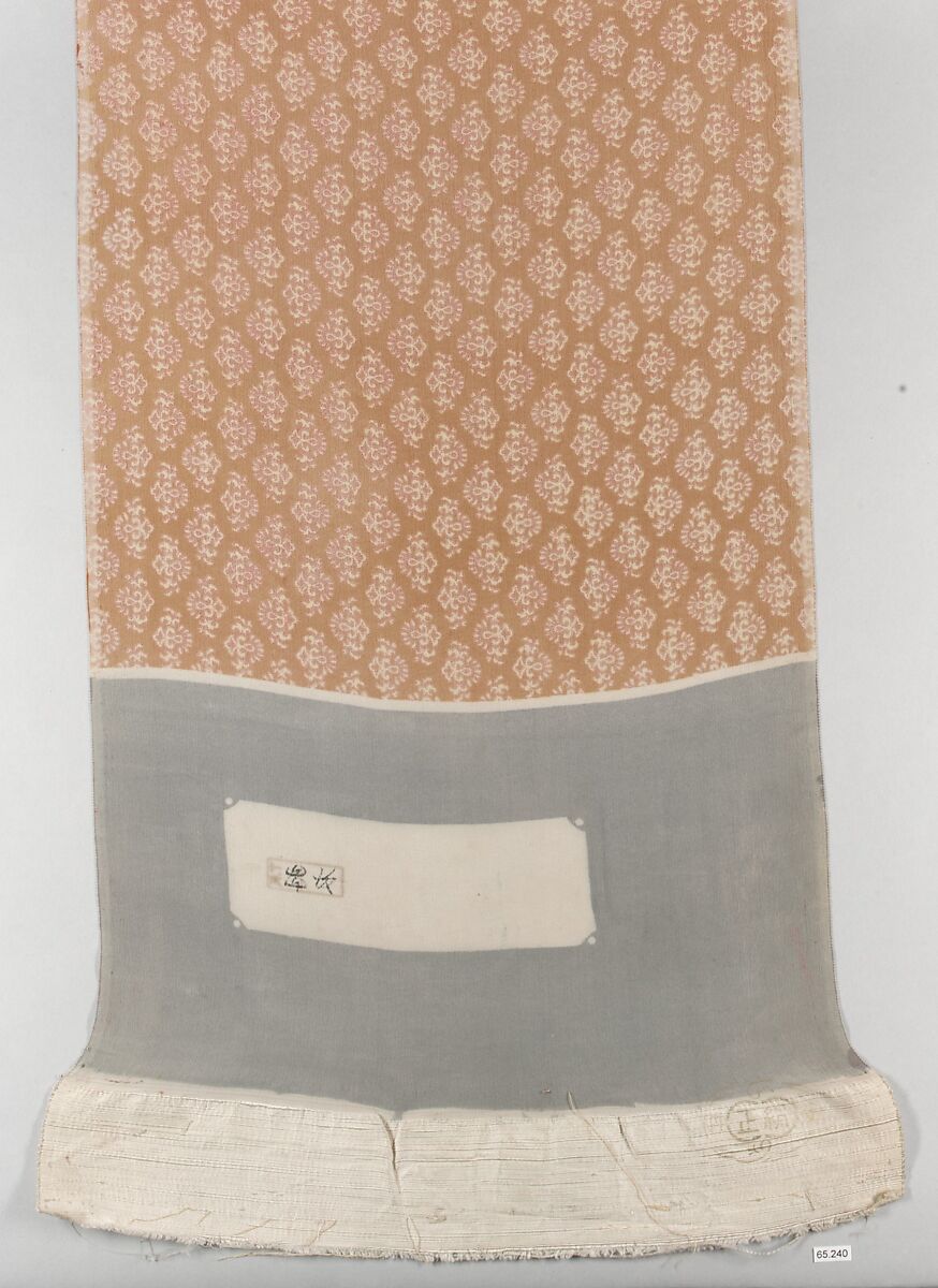 Length, Silk / Plain weave crepe, Japan 