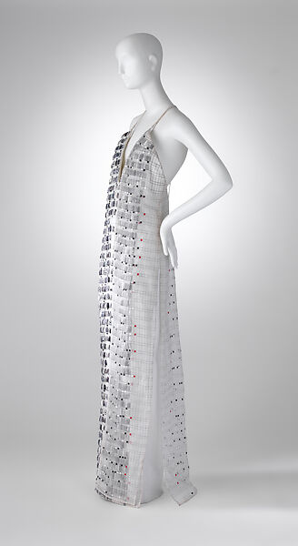 Dress, Hussein Chalayan (British, born Cyprus, 1970), silk, plastic (acrylic), British