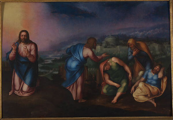 The Agony in the Garden, Marcello Venusti (Italian, Mazzo di Valtellina (Sondrio) ca. 1512–1579 Rome), Oil on panel 
