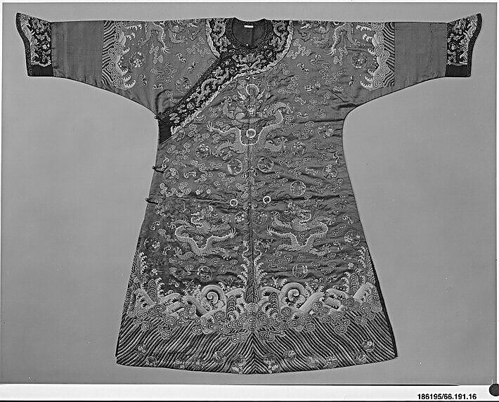 Imperial Court Robe, Silk, metallic thread, China 