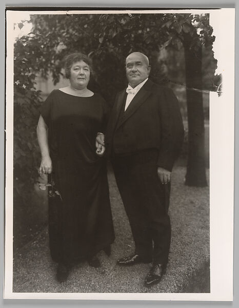Gentleman Farmer and Wife, August Sander (German, 1876–1964), Gelatin silver print 