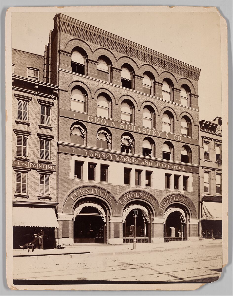 Photograph of George A. Schastey & Co., 1681-1683 Broadway, George A. Schastey &amp; Co. (American, New York, 1873–1897), Photograph, American 