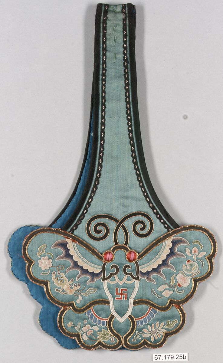 Appendages, Silk, metallic thread, China