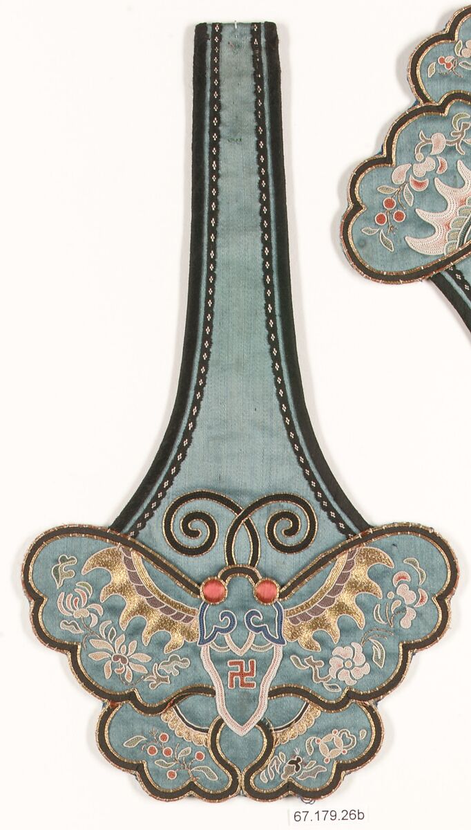 Appendages, Silk, metallic thread, China
