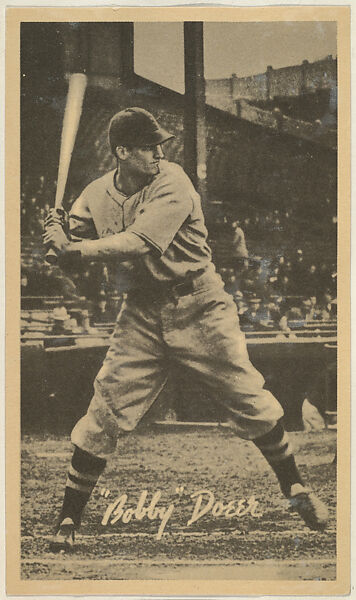 Bobby Doeer, from the Goudey Wide Pen Premiums series (R314) issued by the Goudey Gum Company, Issued by the Goudey Gum Company, Photolithograph 