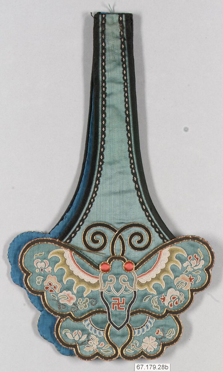 Appendages, Silk, metallic thread, China