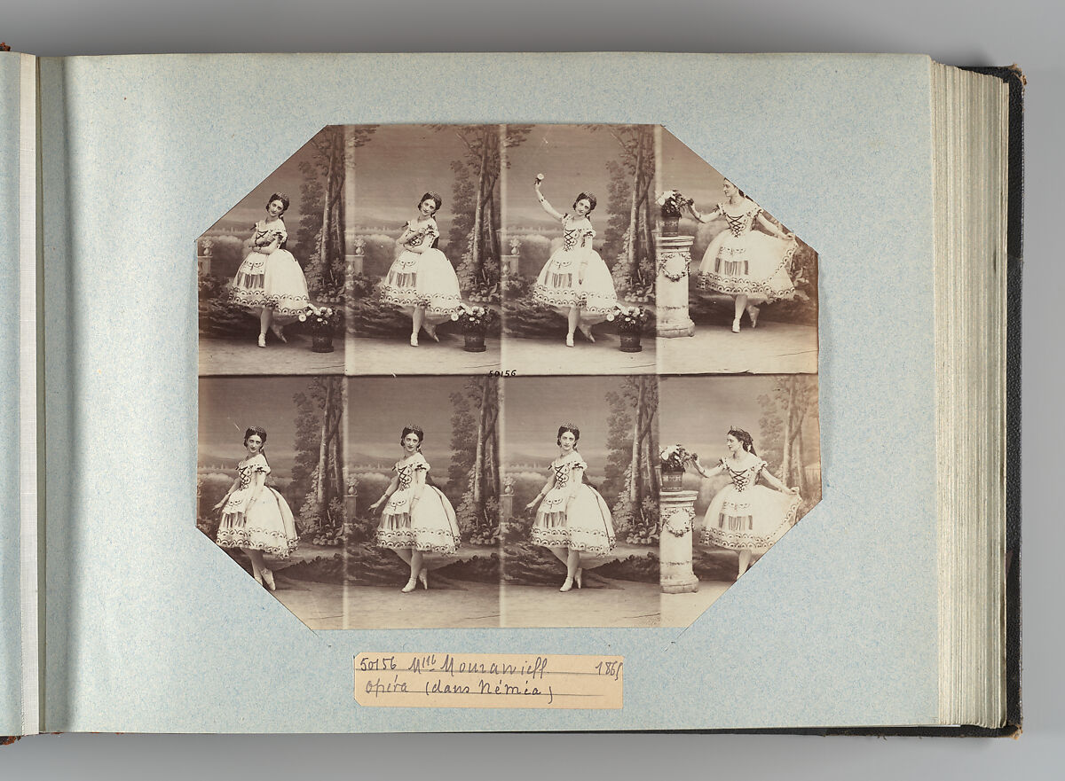 Mlle Mourawieff dans Néméa, André-Adolphe-Eugène Disdéri (French, Paris 1819–1889 Paris), Albumen silver print from glass negative 