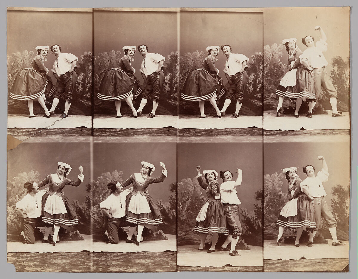 Eugénie Schlosser et Coralli, André-Adolphe-Eugène Disdéri (French, Paris 1819–1889 Paris), Albumen silver print from glass negative