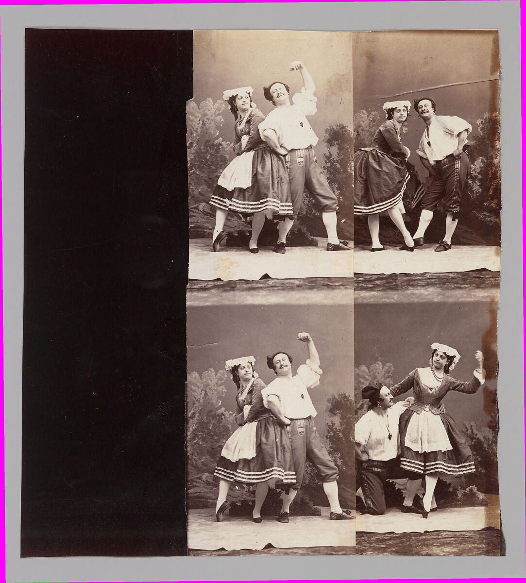 Eugénie Schlosser et Coralli, André-Adolphe-Eugène Disdéri (French, Paris 1819–1889 Paris), Albumen silver print from glass negative