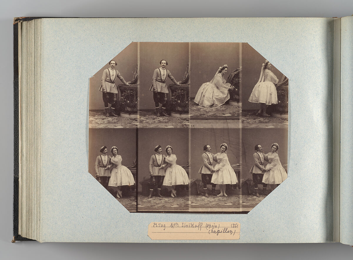 Mlle Stoïkoff, André-Adolphe-Eugène Disdéri (French, Paris 1819–1889 Paris), Albumen silver print from glass negative 