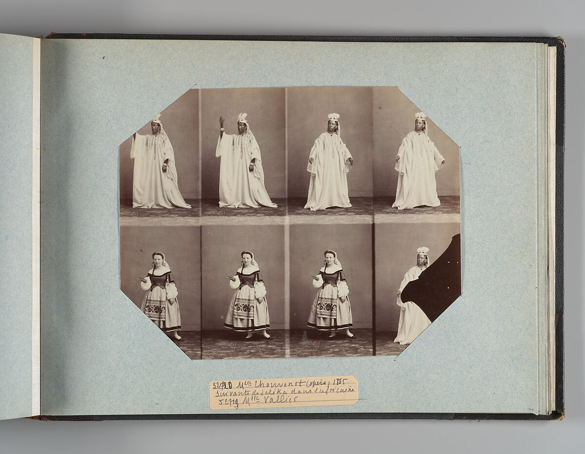 Mlle Thouvenot [?]; Mlle Vallier, André-Adolphe-Eugène Disdéri (French, Paris 1819–1889 Paris), Albumen silver print from glass negative 