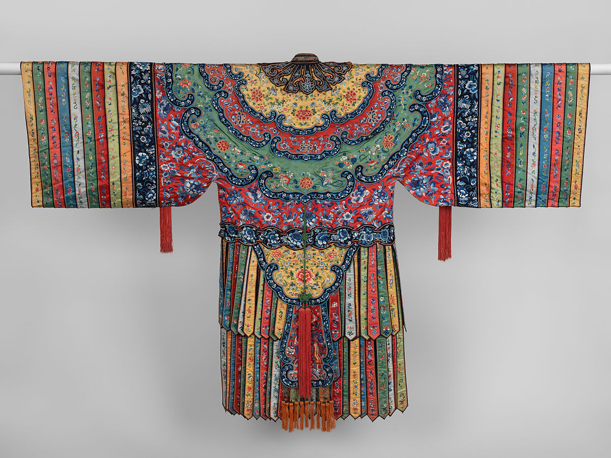 Theatrical Robe for the Role of a Princess, Silk embroidery, China