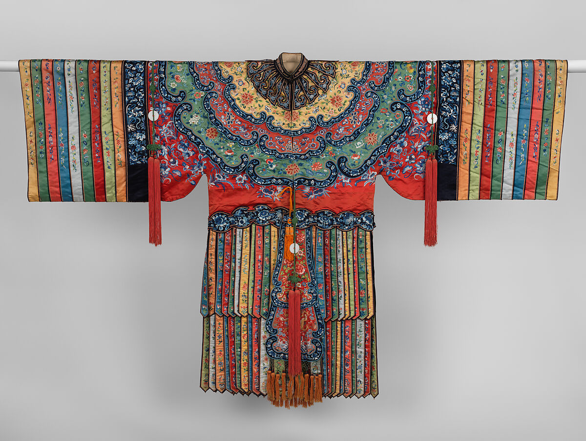 Theatrical Robe for the Role of a Princess, Silk embroidery, China 