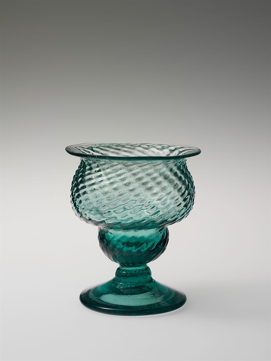 Salt, Blown-molded glass, American 