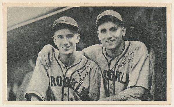 James Bucher and John Babich, from the National Chicle Fine Pen Premiums series (R313) issued by the National Chicle Gum Company, Issued by National Chicle Gum Company, Cambridge, Massachusetts, Photolithograph 