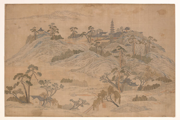 Panel with Landscape