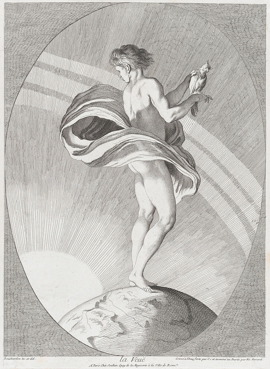 Sight, Etched by Anne Claude Philippe de Tubières, comte de Caylus (French, Paris 1692–1765 Paris), Etching and engraving 
