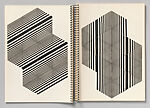 Book 4A, Dieter Roth (Swiss, Hanover 1930–1998 Basel), Artist's book: Letterpress on doublesheets, rubber blocks, spiral binding