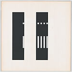 Book AA, Dieter Roth (Swiss, Hanover 1930–1998 Basel), Portfolio of eighteen black-and-white sheets with handcut rectangular slots of different sizes