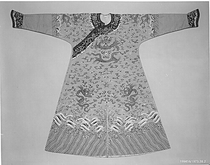 Dragon Robe, Silk, metallic thread, China 