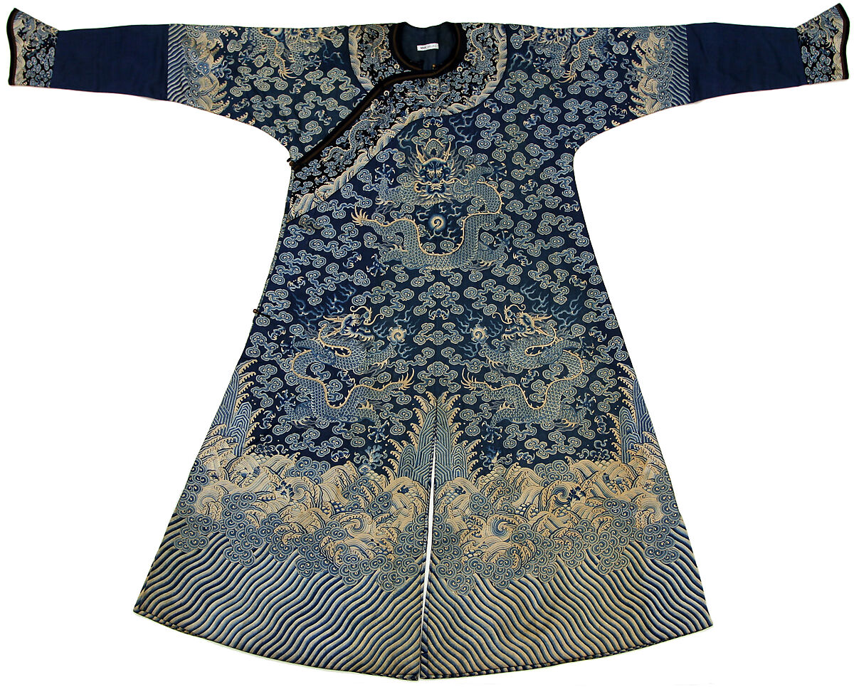 Five-Clawed Dragon Robe, Silk, China 