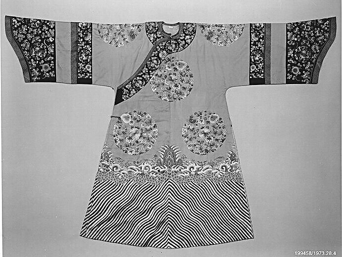 Woman's Ceremonial Robe, Silk, metallic thread, China 