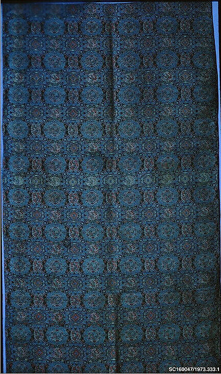 Panel, Silk;  lined with silk, China 